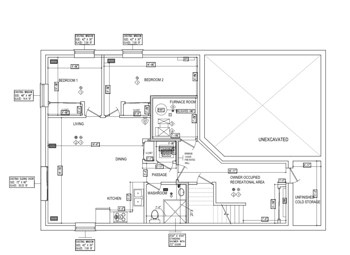 Basement Second Dwelling Unit – Space-Efficient Design