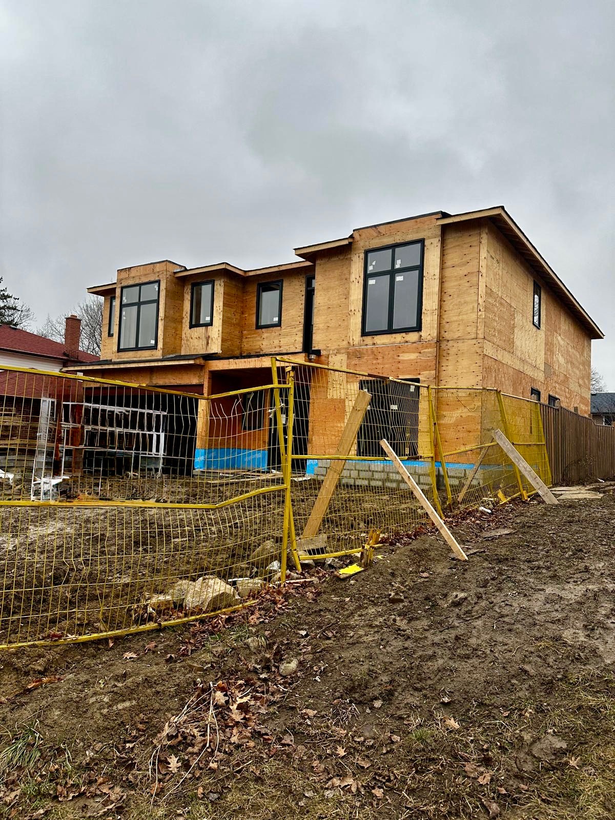Custom Home Under Construction